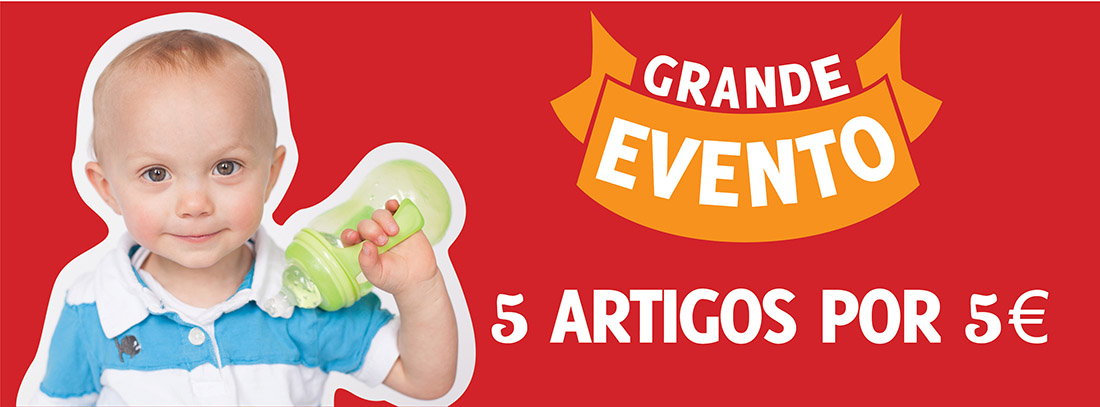 Grande evento - 5 artigos por 5€