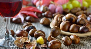 Pelo S. Martinho castanhas assadas, pão e vinho